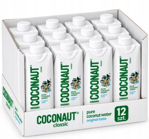 COCONAUT woda kokosowa niegazowana 330ml (zestaw 12 sztuk)